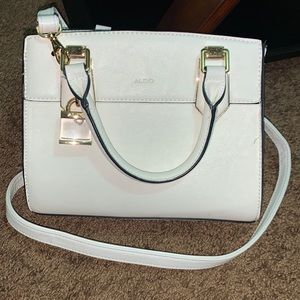 Aldo White Crossbody purse